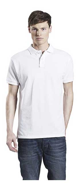 semi fitted pique polo shirt