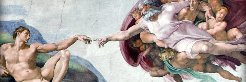 MICHELANGELO DID IT UPSIDE DOWN