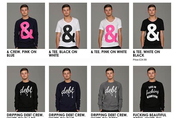 WE ARE DEBT CLOTHING